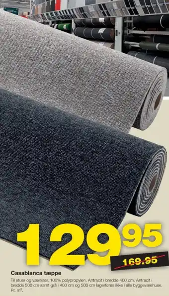Bauhaus Casablanca tæppe tilbud