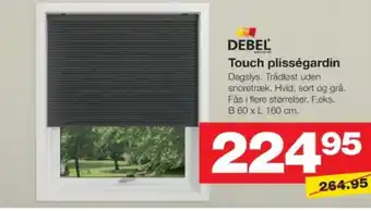 Bauhaus Touch plisségardin tilbud
