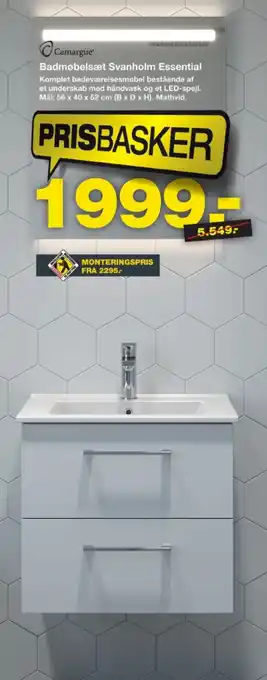 Badmøbelsæt Svanholm Essential