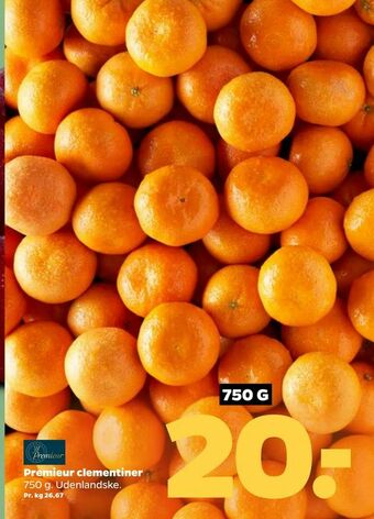 Netto Premieur clementiner tilbud