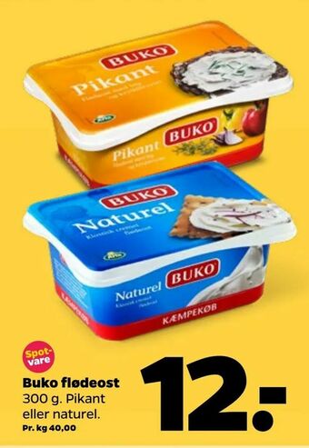 Netto Buko flødeost tilbud