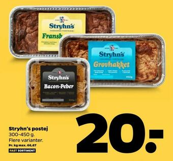Netto Stryhn's postej tilbud