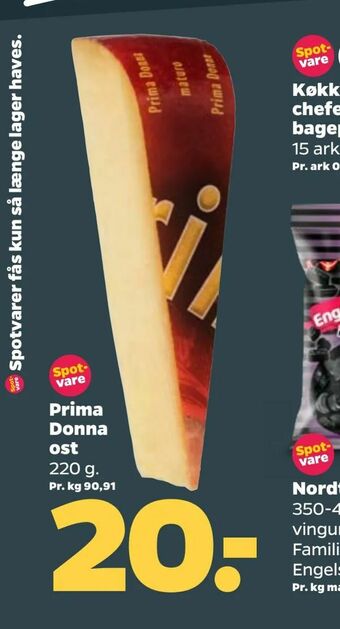 Netto Prima Donna ost tilbud