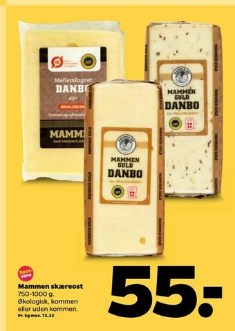 Netto Mammen skæreost tilbud