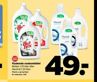 Netto Flydende vaskemiddel tilbud