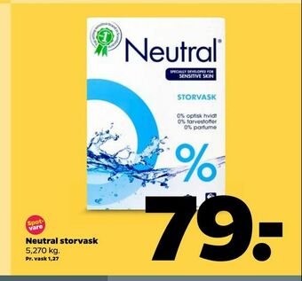 Netto Neutral storvask tilbud