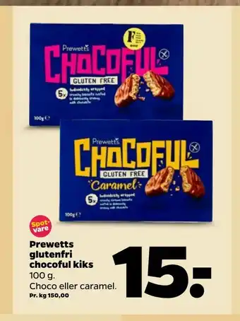 Netto glutenfri chocoful kiks tilbud