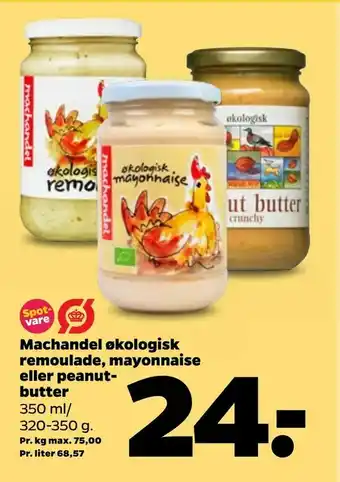 Machandel økologisk remoulade, mayonnaise eller peanut butter