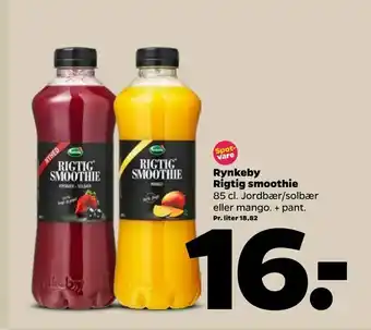 Netto Rynkeby Rigtig smoothie tilbud