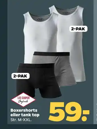 Netto Boxershorts eller tank top tilbud