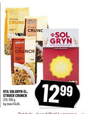 Løvbjerg OTA SOLGRYN EL. STRUER CRUNCH tilbud