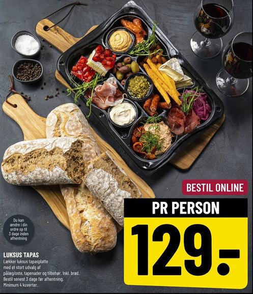 Løvbjerg LUKSUS TAPAS tilbud