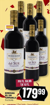 Løvbjerg BERBERANA DEL SUR TEMPRANILLO tilbud