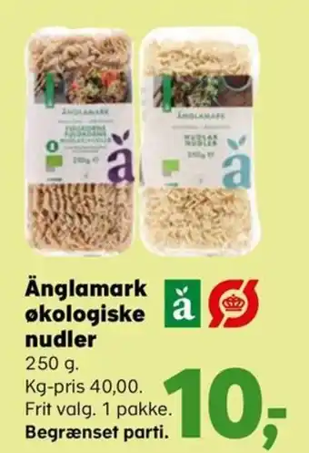 Änglamark økologiske a nudler