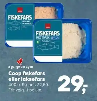 Coop.dk Coop fiskefars eller laksefars tilbud