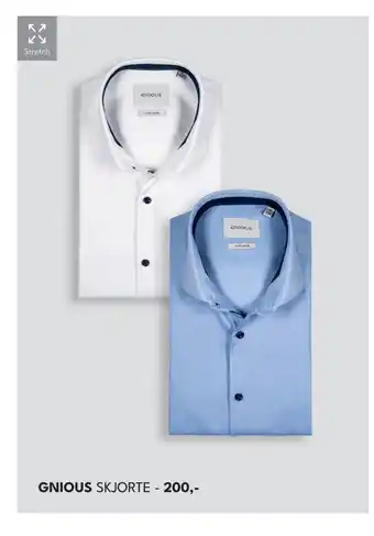 Dansk Outlet Gnious skjorte tilbud
