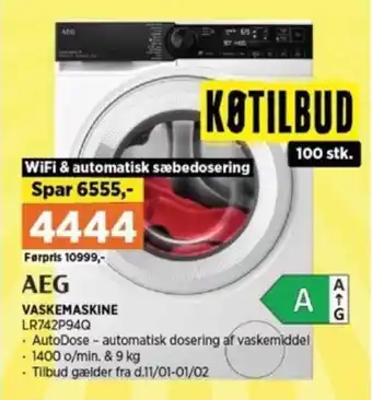 Power VASKEMASKINE LR742P94Q tilbud