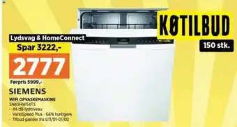 Power WIFI OPVASKEMASKINE SN43HW54TS tilbud