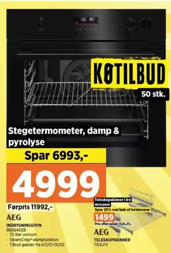 Power INDBYGNINGSOVN BBS6402B tilbud