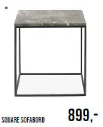 Ilva SQUARE SOFABORD tilbud