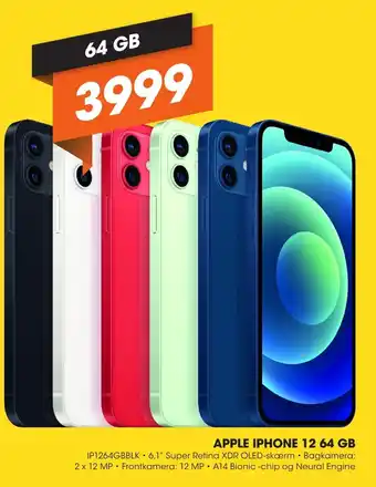 Expert APPLE IPHONE 12 64 GB tilbud