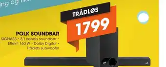 Expert POLK SOUNDBAR tilbud