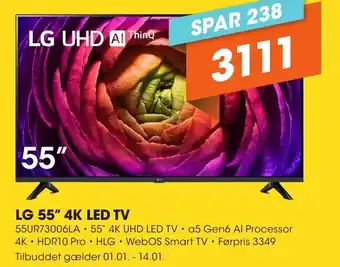 Expert LG 55" 4K LED TV tilbud