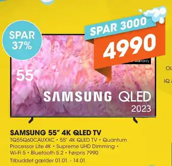 Expert SAMSUNG 55" 4K QLED TV tilbud