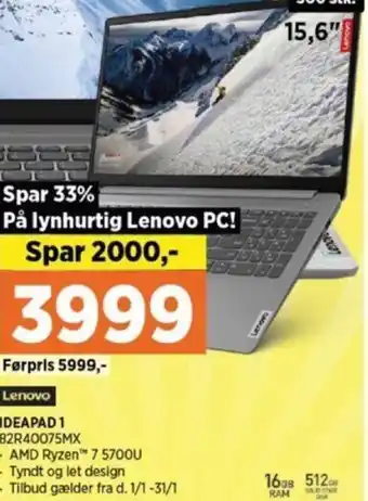 Power IDEAPAD 1 tilbud