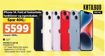 Power IPHONE 14 128 GB tilbud
