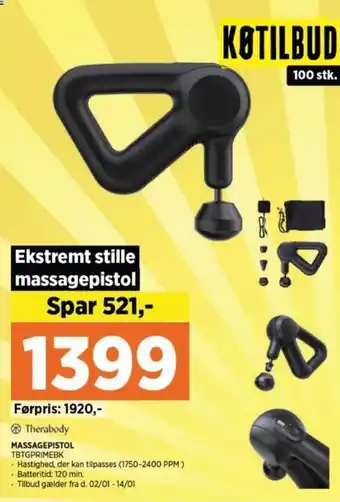 Power MASSAGEPISTOL tilbud