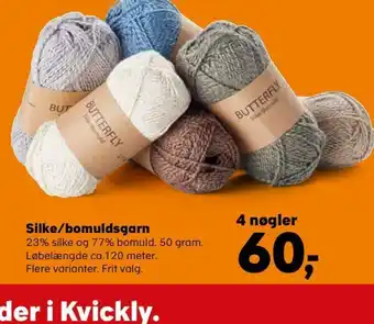 Coop.dk Silke/bomuldsgarn tilbud
