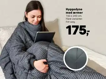 Hyggedyne med ærmer