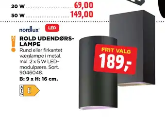 jem & fix Rold udendørslampe tilbud