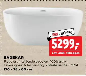 jem & fix Badekar tilbud