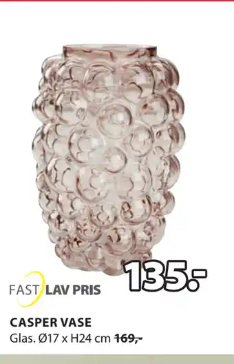 JYSK Casper vase tilbud
