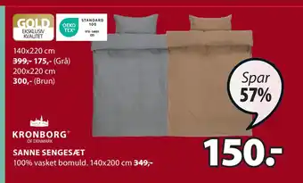 JYSK Sanne sengesæt tilbud