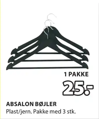 JYSK Absalon bøjler tilbud