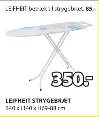 JYSK Leifheit strygebræt tilbud