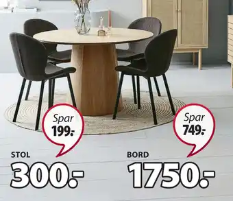 JYSK Kliplev bord tilbud