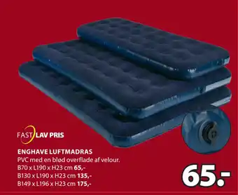 JYSK Enghave luftmadras tilbud
