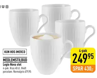 Imerco Legio nova stel tilbud