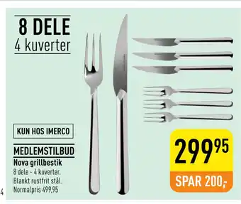 Imerco Nova grillbestik tilbud