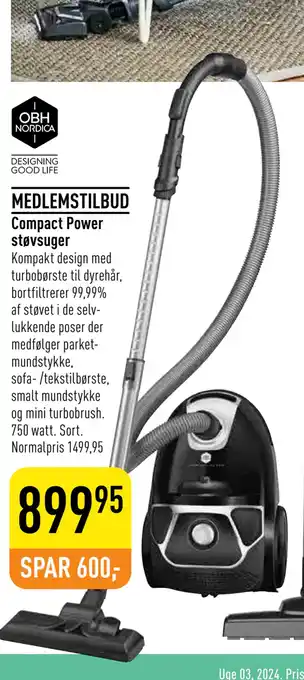 Imerco Compact power støvsuger tilbud