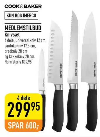 Imerco Knivsæt tilbud