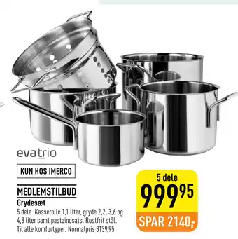 Imerco Grydesæt tilbud