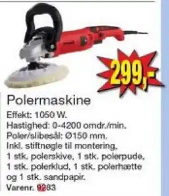 Harald Nyborg Polermaskine tilbud