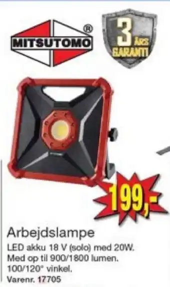 Harald Nyborg Arbejdslampe tilbud