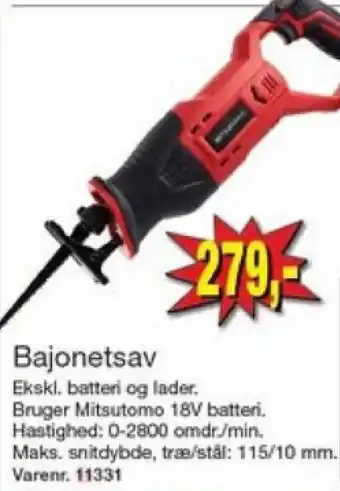 Harald Nyborg Bajonetsav tilbud