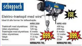 Harald Nyborg Elektro-trækspil med wire tilbud